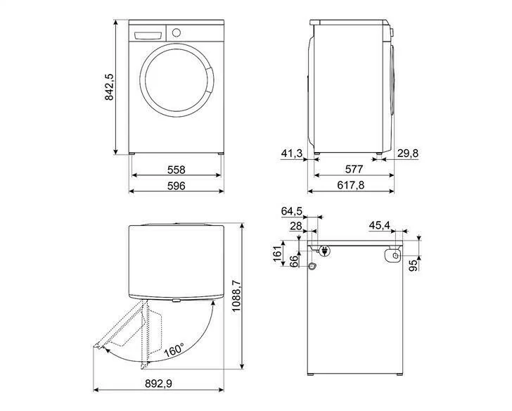 Smeg WM3T04RU4.4