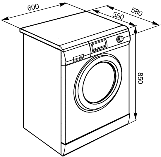 Схема встраивания Smeg SLB147X-2
