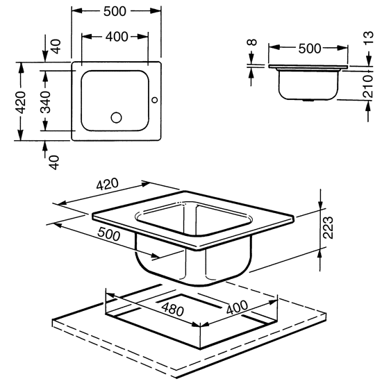 Схема встраивания Smeg VS34/P3